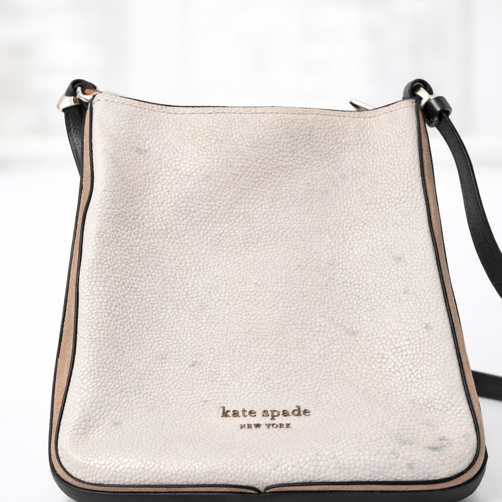 Kate Spade Small Hudson Colorblock Leather Messenger Bag - Picture 2 of 4